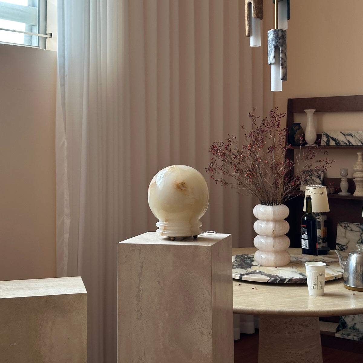 Ayesha Onyx LED Table Lamp — AL-ST0338 — product view 2