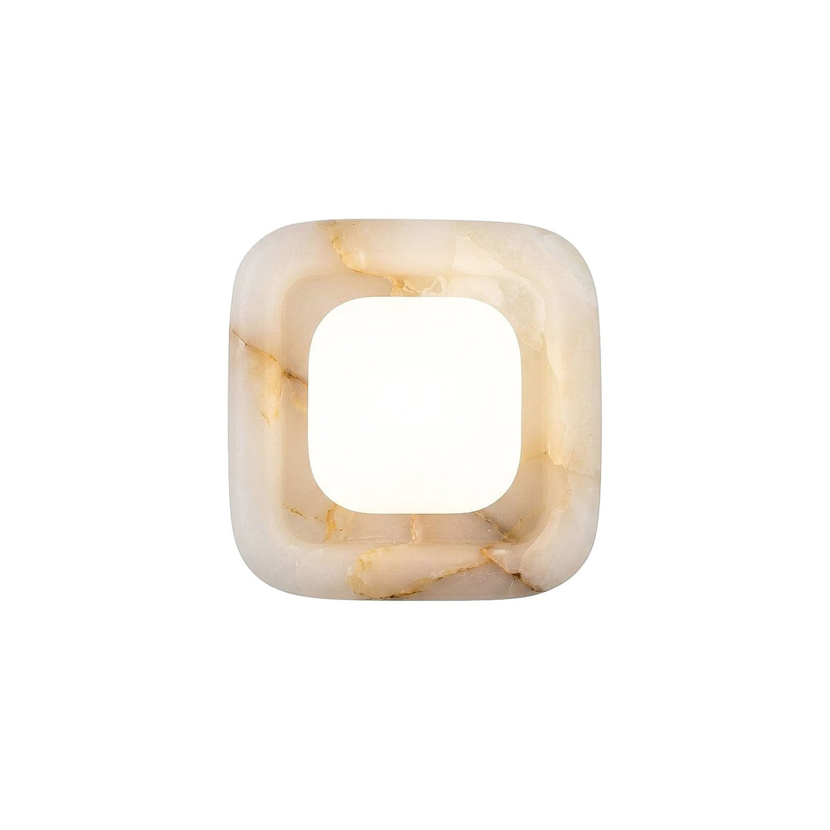 Quadra Onyx Wall Sconce with Glass Shade — AL-ST0340 — product view 4