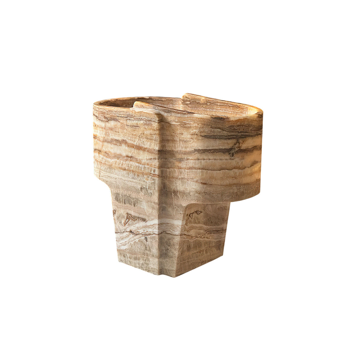 Organic Modern Onyx Texture Table Lamp — AL-ST0345 — product view 4