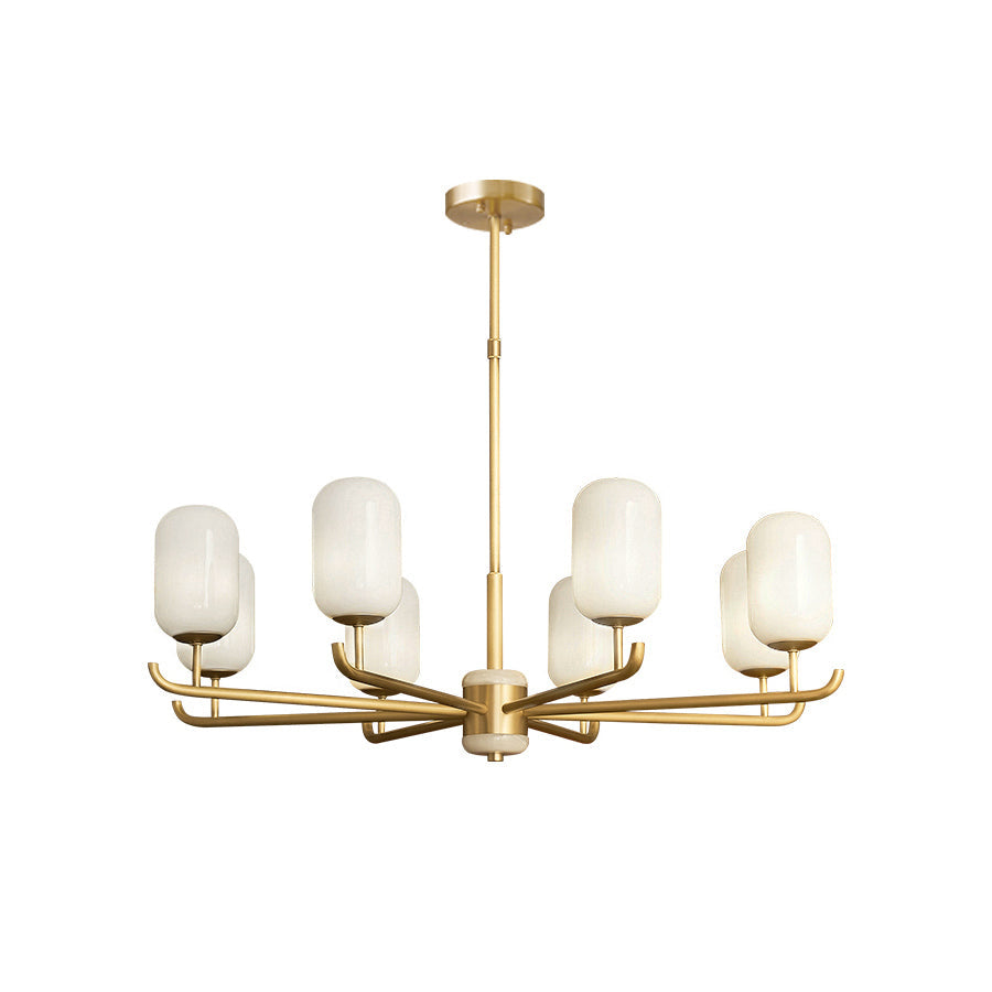 Alana Geometric Onyx Chandelier — AL-ST0346 — product view 4