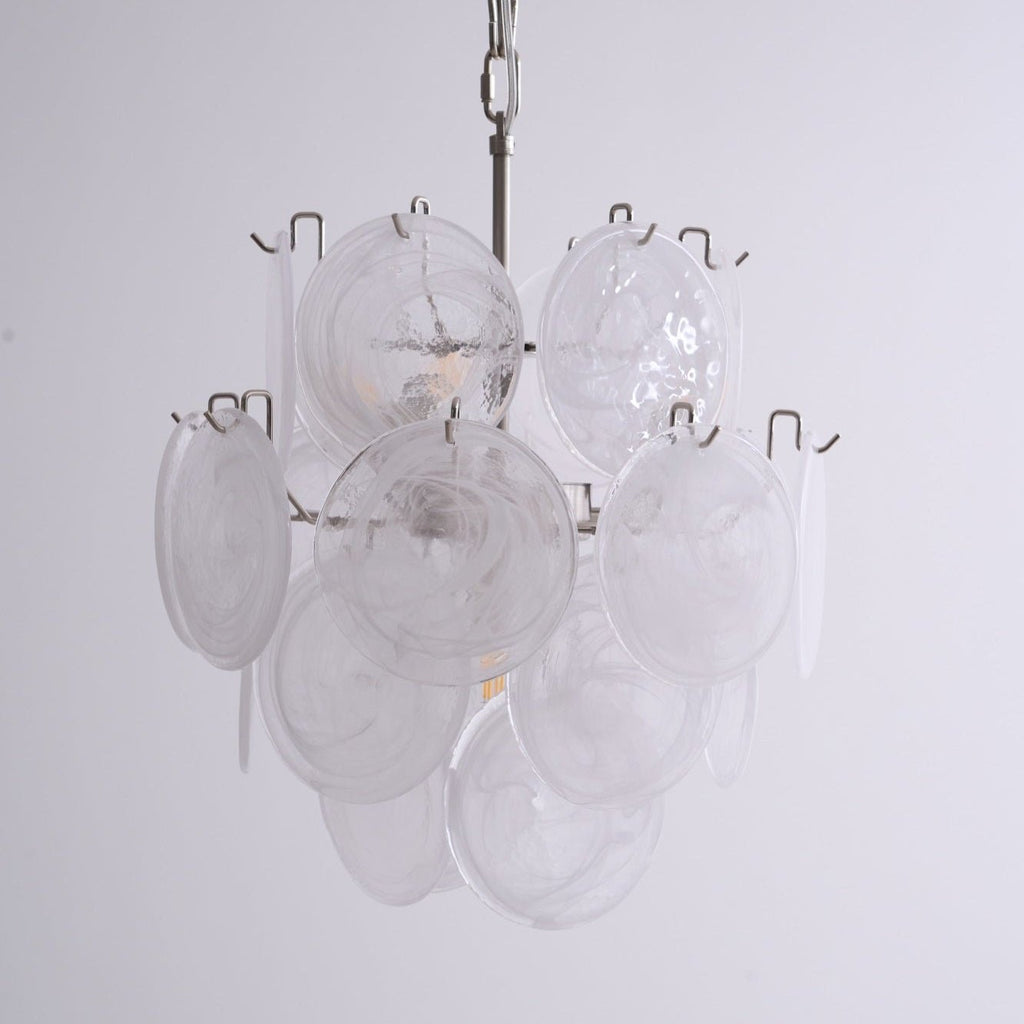 Glass Chandelier - Wabi-Sabi Japandi for Dining & Living Room