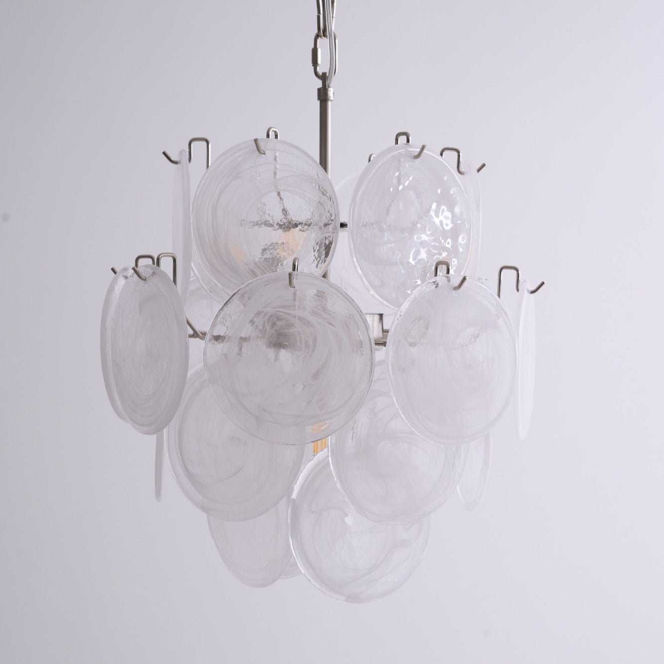 Glass Chandelier - Wabi-Sabi Japandi for Dining & Living Room