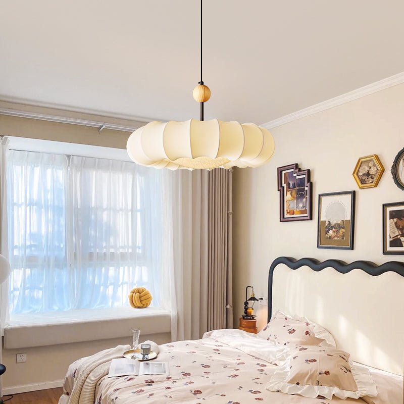 Lumi Fabric Pendant Light - Wabi-Sabi Japandi for Dining Table