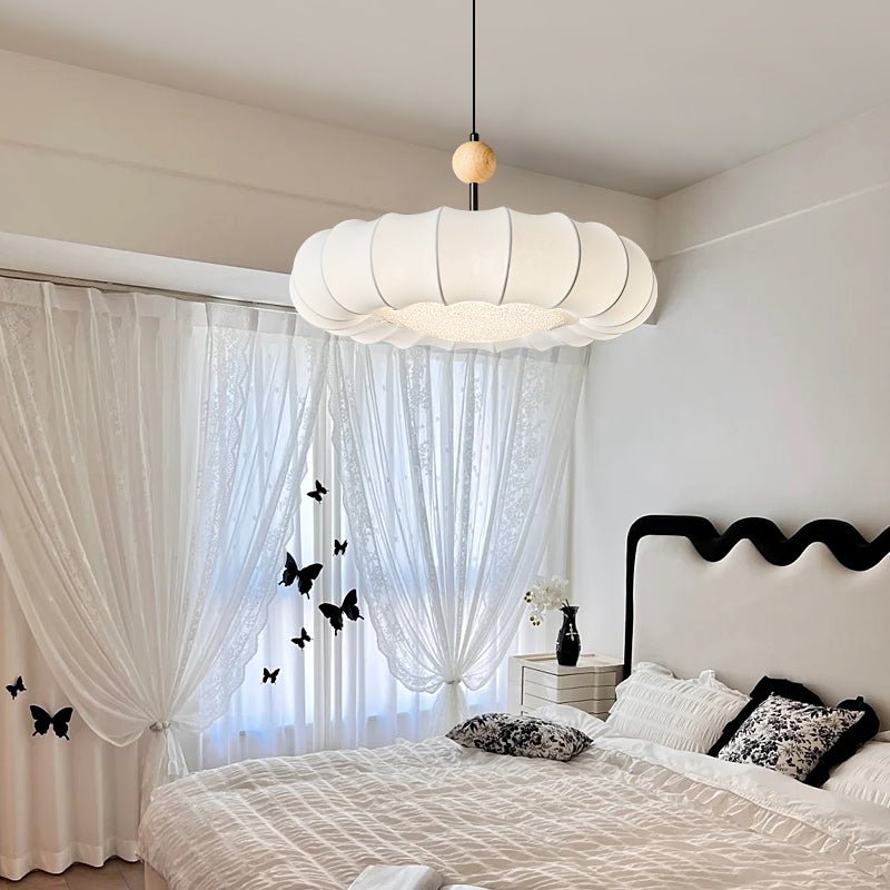 Lumi Fabric Pendant Light - Wabi-Sabi Japandi for Dining Table