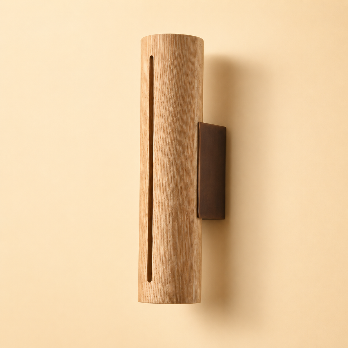 Modern Solid Wood LED Wall Sconce - product image 01