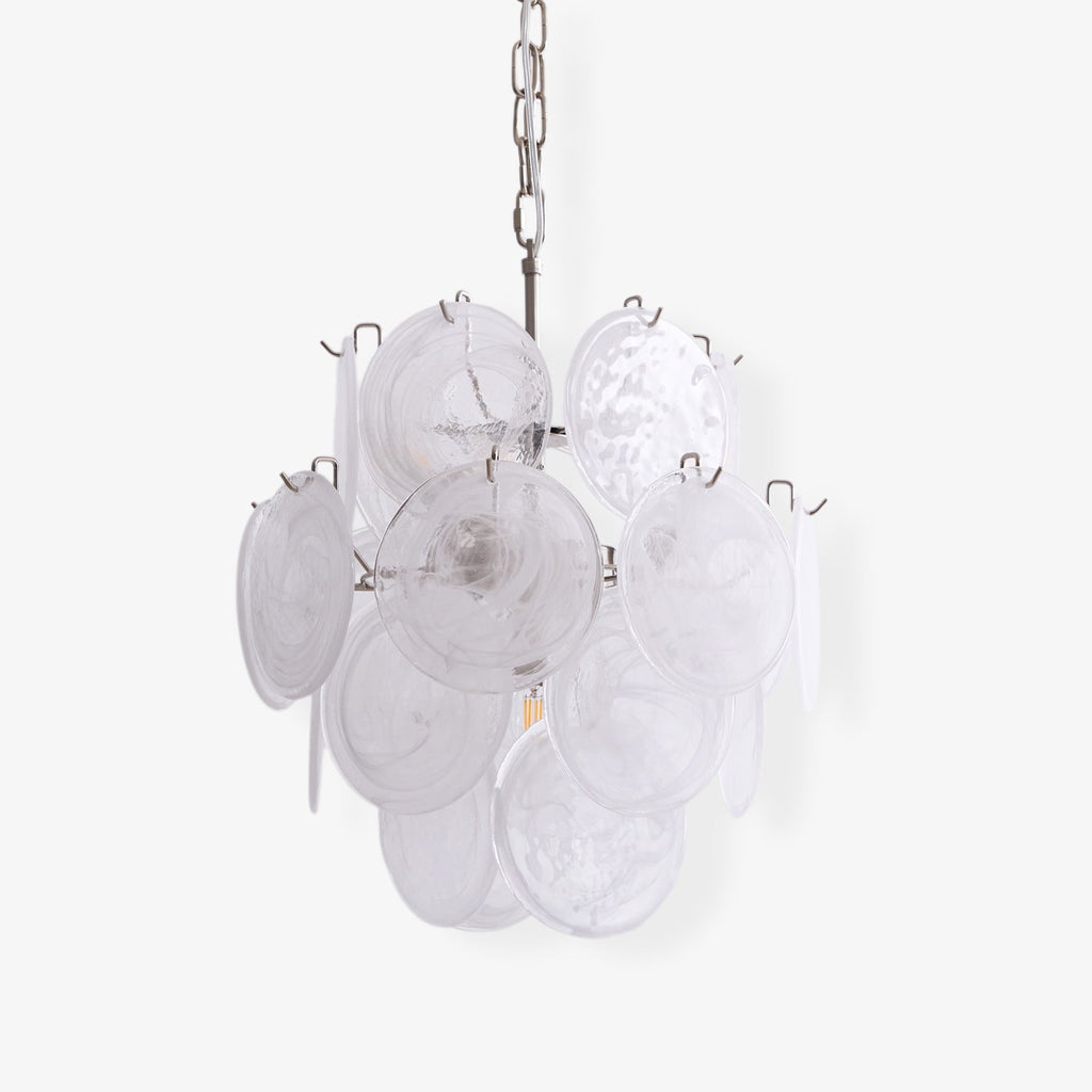 Glass Chandelier - Wabi-Sabi Japandi for Dining & Living Room