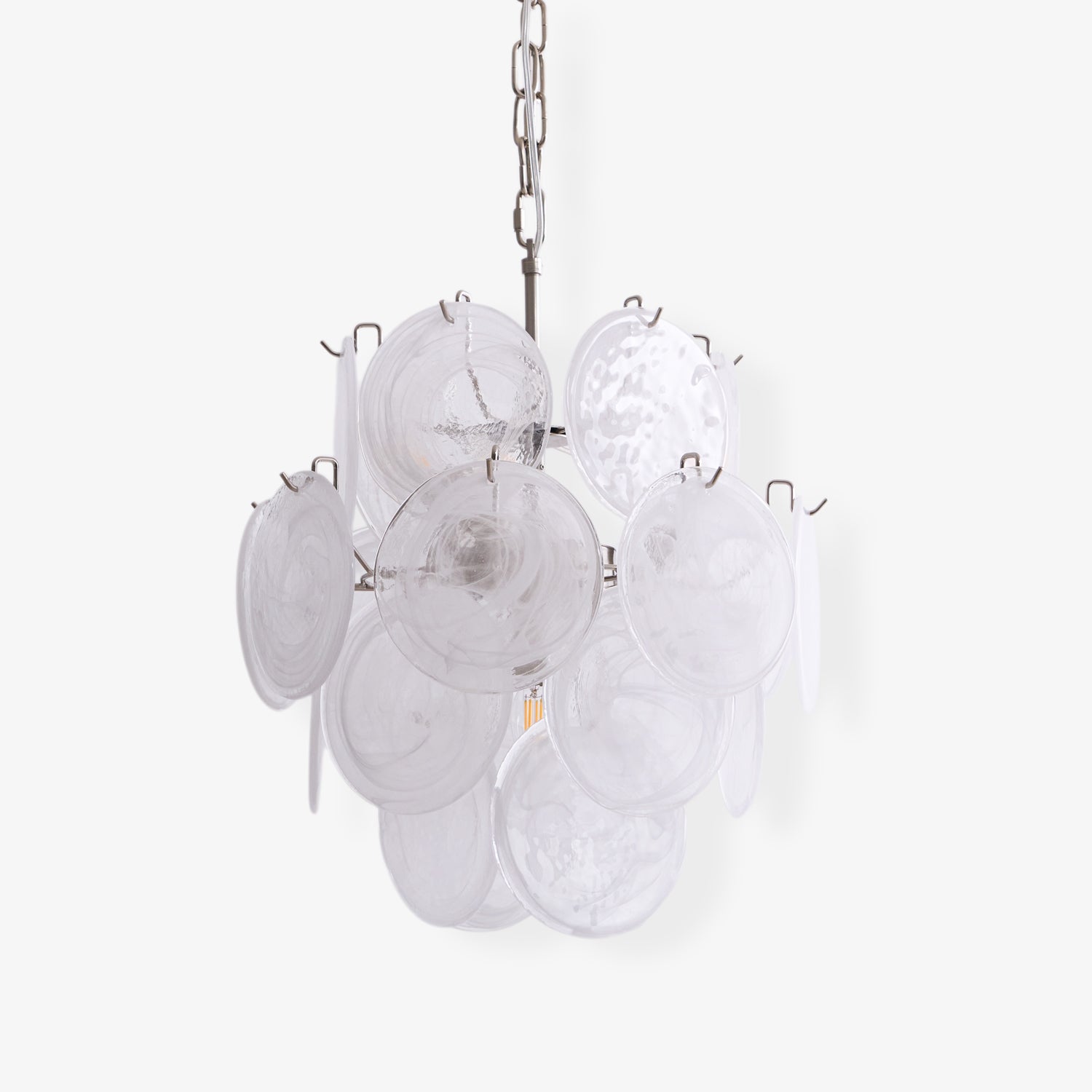 Glass Chandelier - Wabi-Sabi Japandi for Dining & Living Room