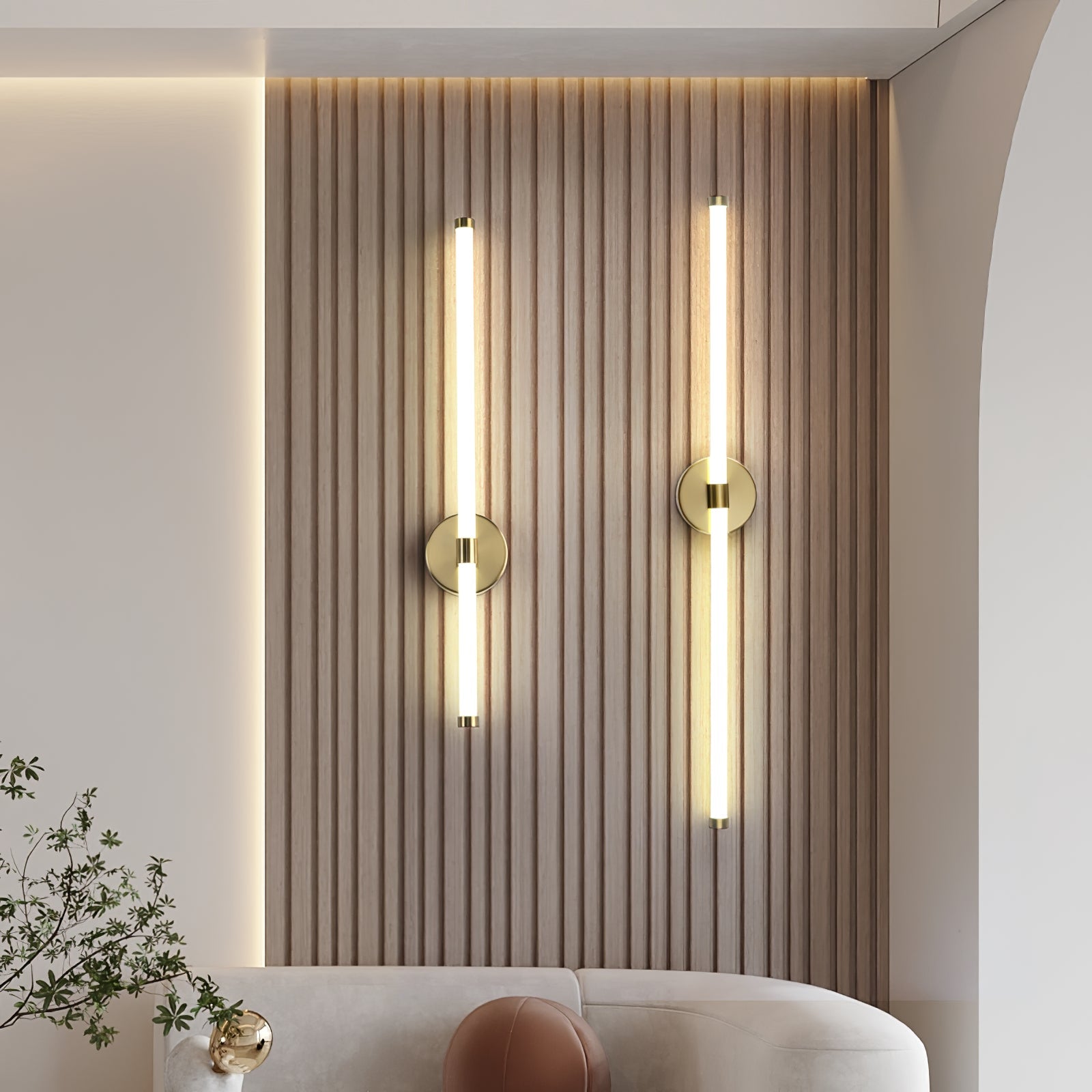 Aurelia metal and acrylic wall light - modern minimalist style for hallways and bedrooms