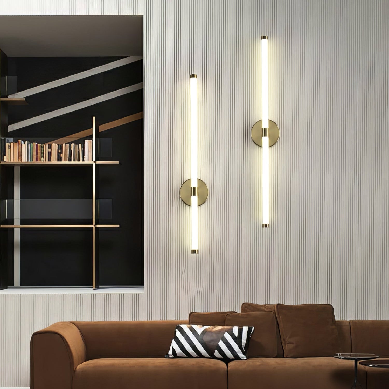 Aurelia metal and acrylic wall light - modern minimalist style for hallways and bedrooms