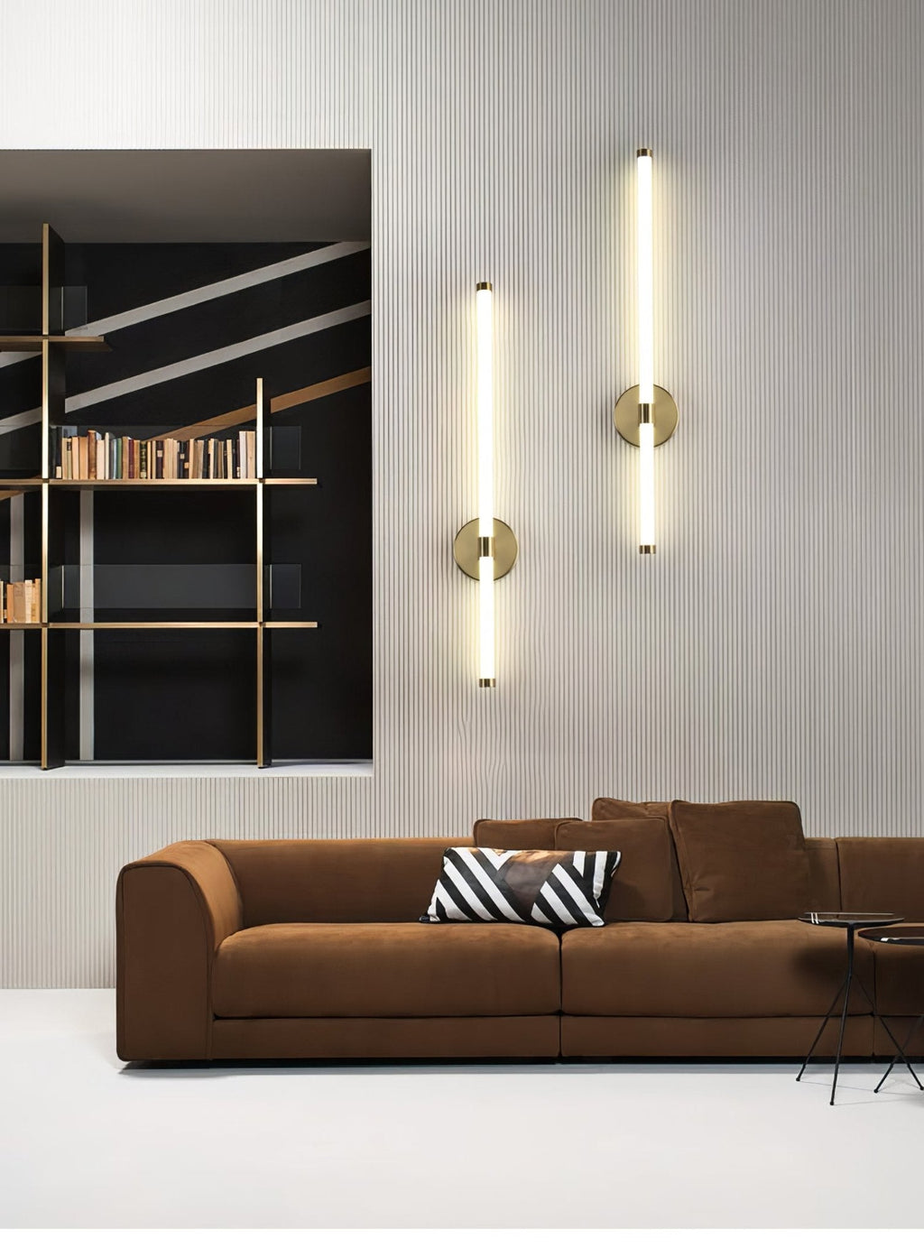 Aurelia metal and acrylic wall light - modern minimalist style for hallways and bedrooms