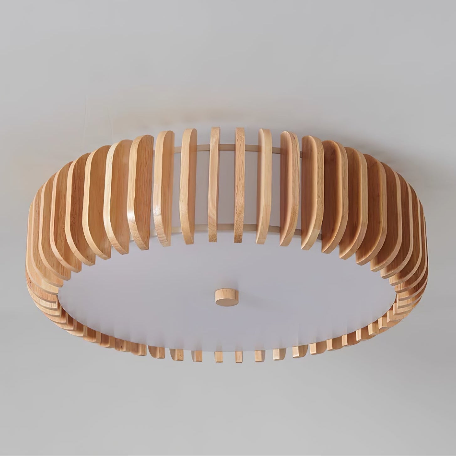 Oakflare Natural Wood Ceiling Light - Japanese Style Living Room and Bedroom