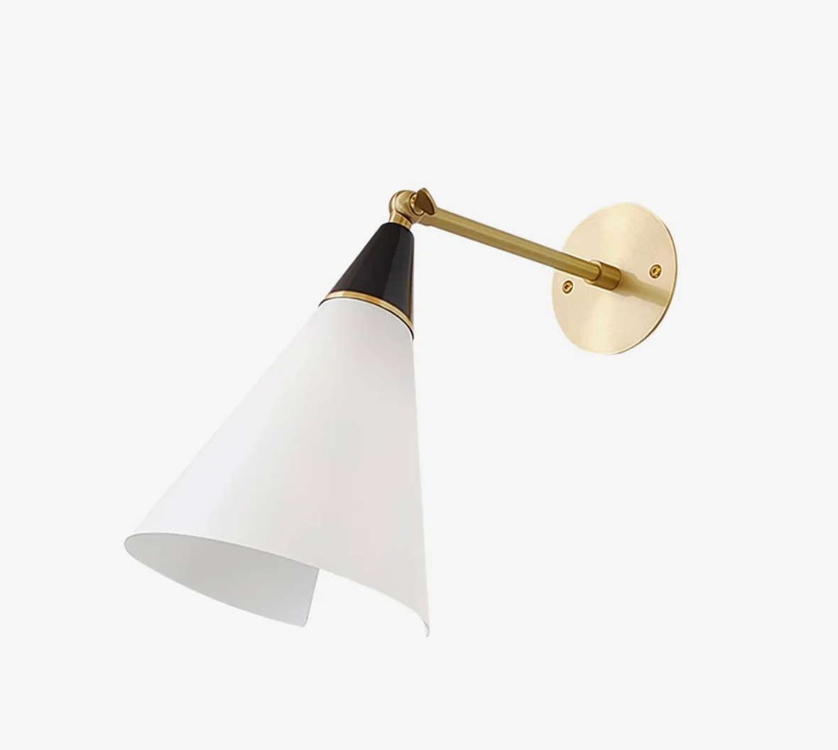 Adjustable Brass Wall Sconce