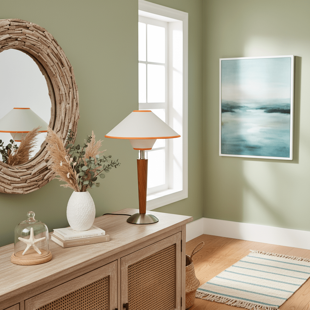Lyra Wood Table Lamp - Japandi for Living Room & Bedroom