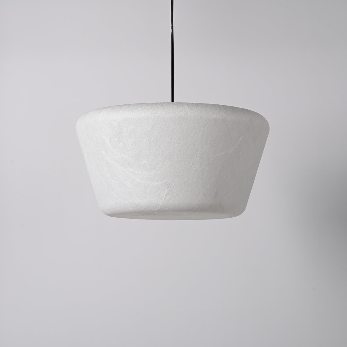 Arelmive real off-white silk shade, switched off