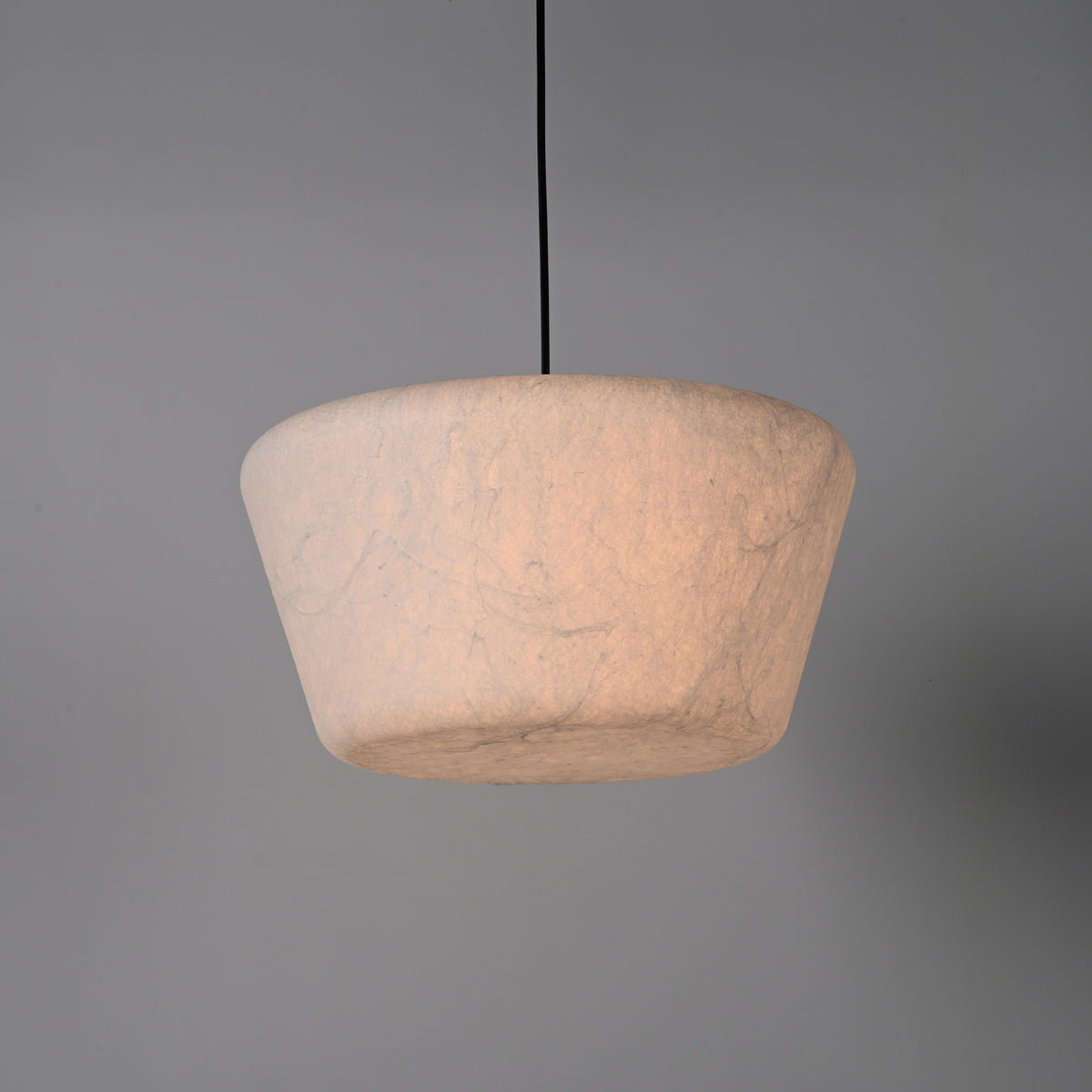 Arelmive real illuminated shade from a lower side angle