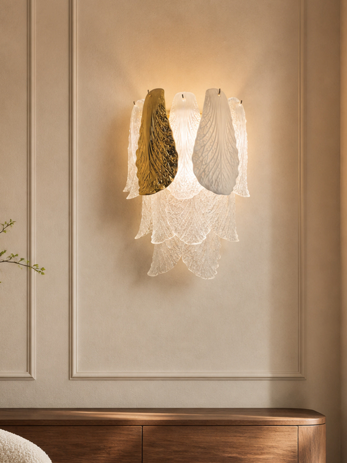 Velipetal Ceramic and Glass Wall Sconce — desktop collection card lifestyle image