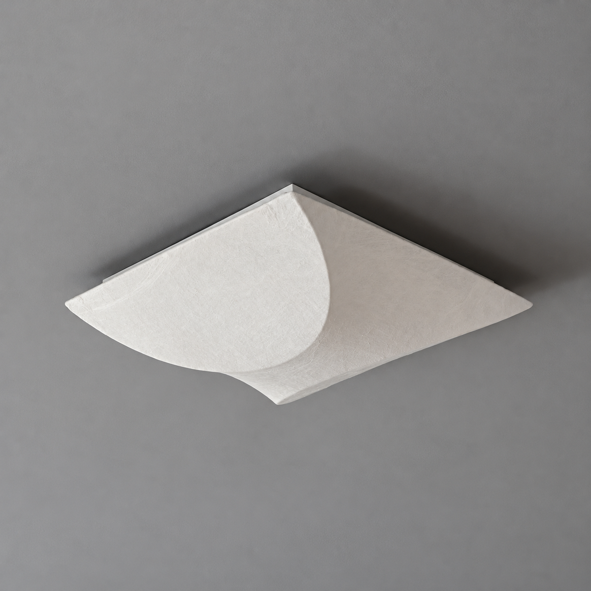 Cocivale Mulberry Silk Double-Curve Ceiling Light — product photograph