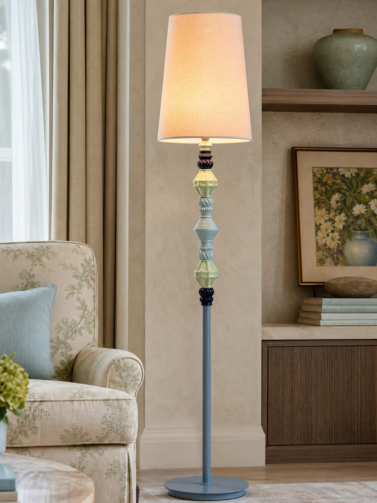 Pastel Colorful Ceramic Floor Lamp — desktop collection card lifestyle image
