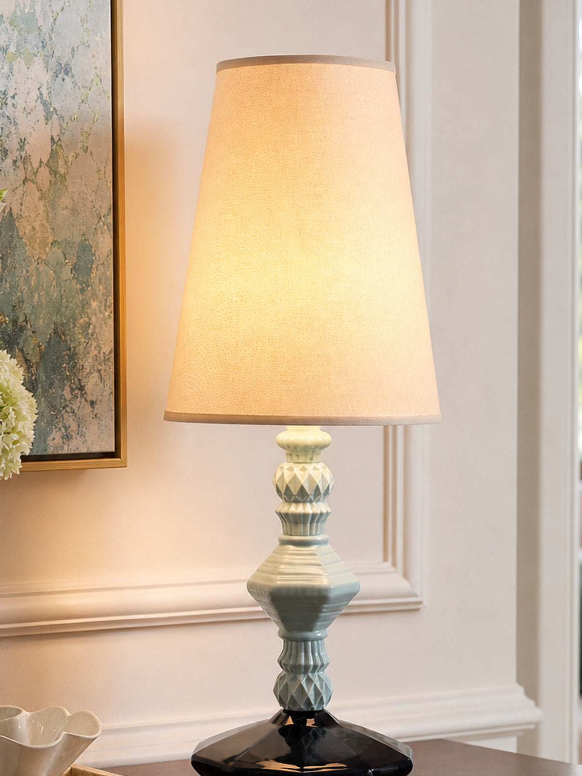 Pastel Colorful Ceramic Table Lamp — desktop collection card lifestyle image