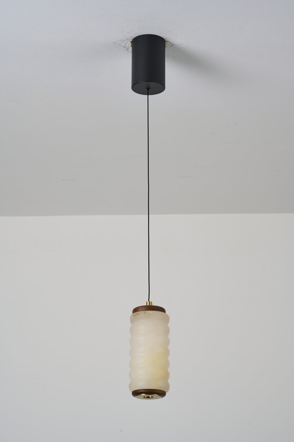 Ruvellune large pendant — real installed overall, switched off