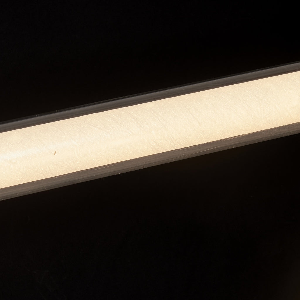 Close-up of the photographed ivory fibrous diffuser texture
