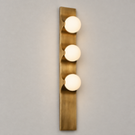 Modern Bronze Glass Globe Linear Wall Sconce - product image 01