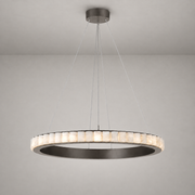 Modern Alabaster Ring LED Pendant Chandelier - 01 01-hero-product
