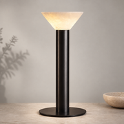Modern Alabaster Bowl LED Table Lamp - 01 01-hero-product-workflow-approved
