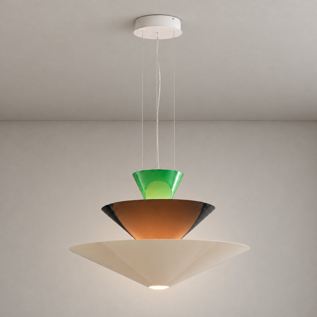 Modern Layered Cone Pendant Light - 01 01-hero-product