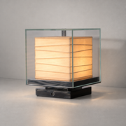 Modern Square Glass Table Lamp - 01 01-hero-product