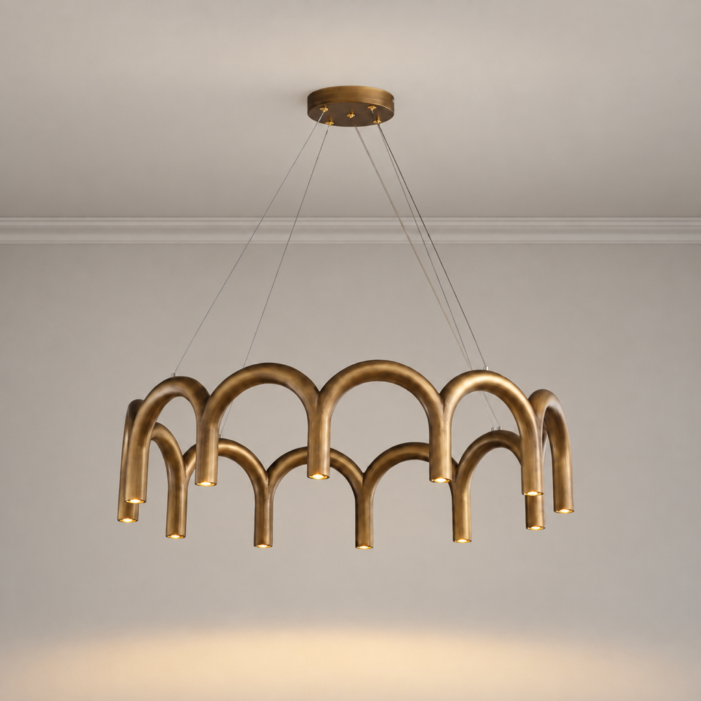 Modern Arched Multi-Light Chandelier - 01 01-hero-product