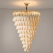 Ivory Ceramic Ribbon Grand Chandelier - 01 atlas clean hero