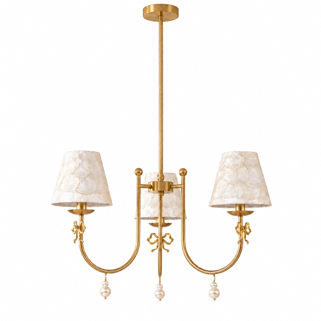 Rosnacre 3-light chandelier - white off