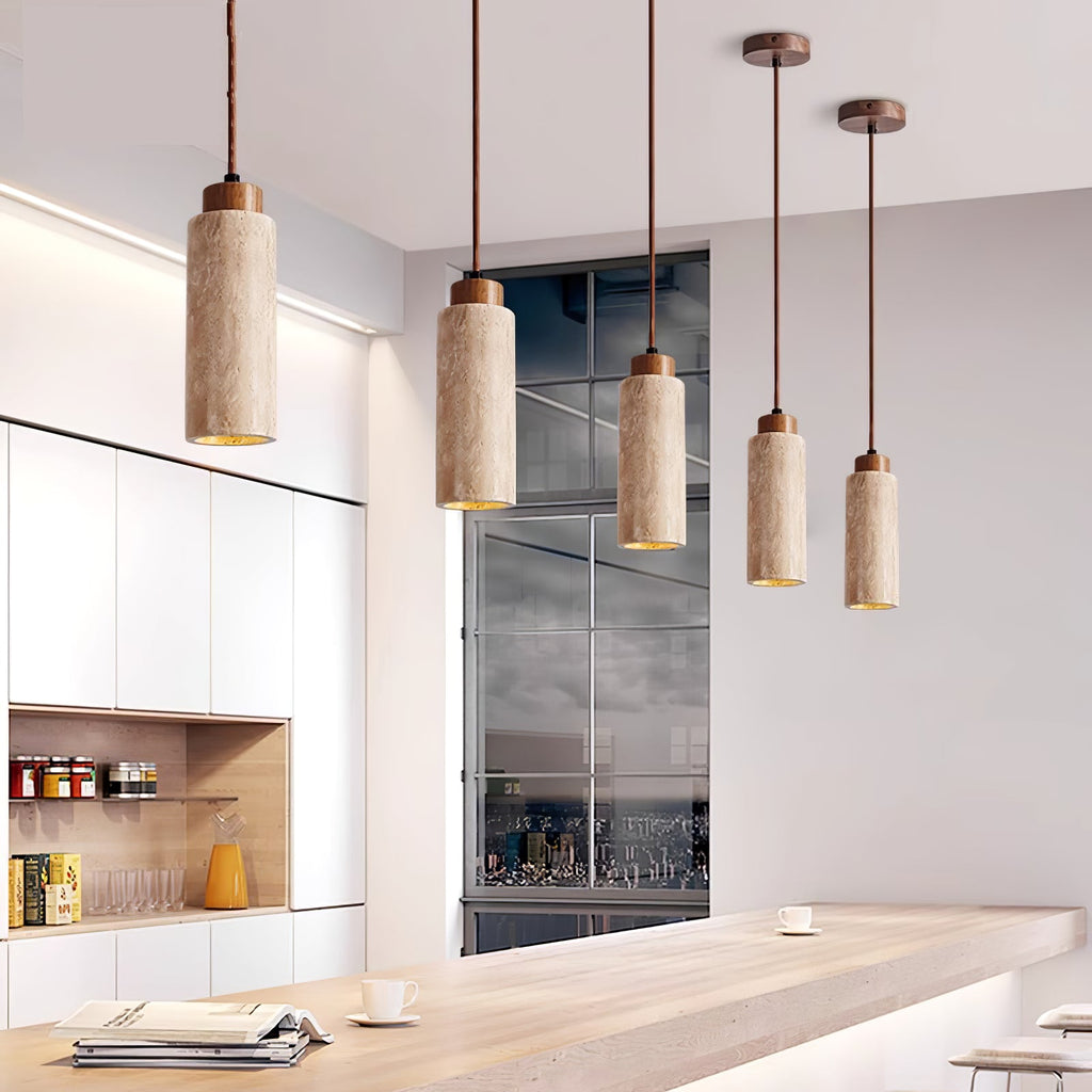 Solvara Travertine Pendant Lamp