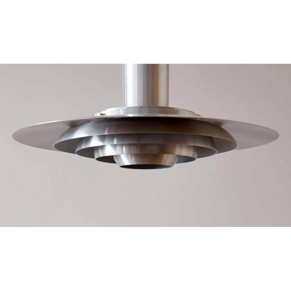 Layered Brushed Metal Pendant Light detail view 02