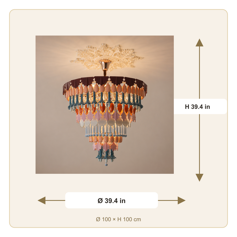 JRJ-02 Ø 100 cm / 39.4 in dimensions