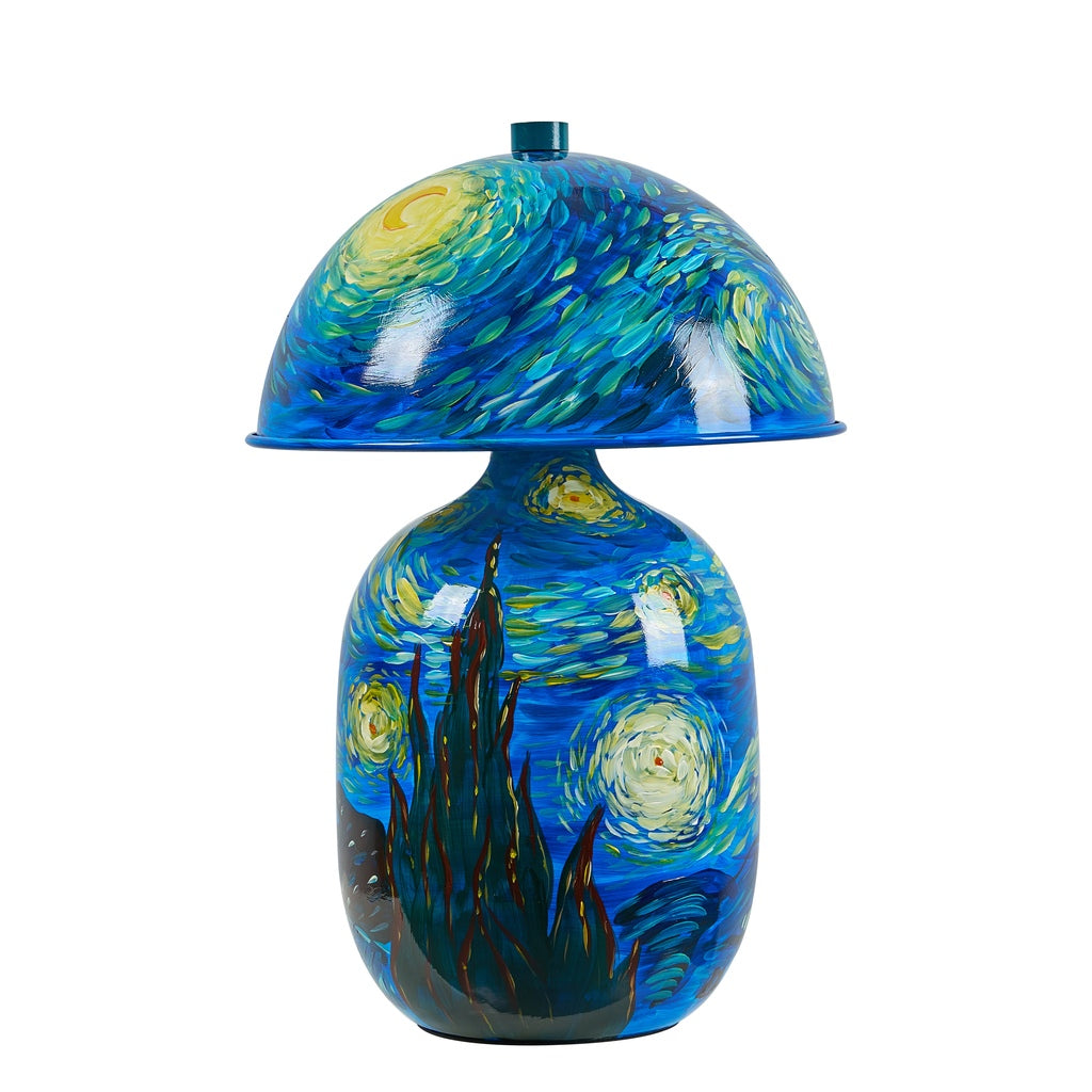 Lotavelle Starry Sky Ceramic Table Lamp — complete product against a white background