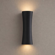 Black Hourglass Up Down LED Wall Sconce - 01 01-hero-product