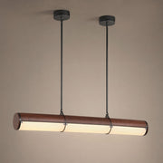 Wood-Grain Acrylic Linear Pendant Light - 01 01-hero-product
