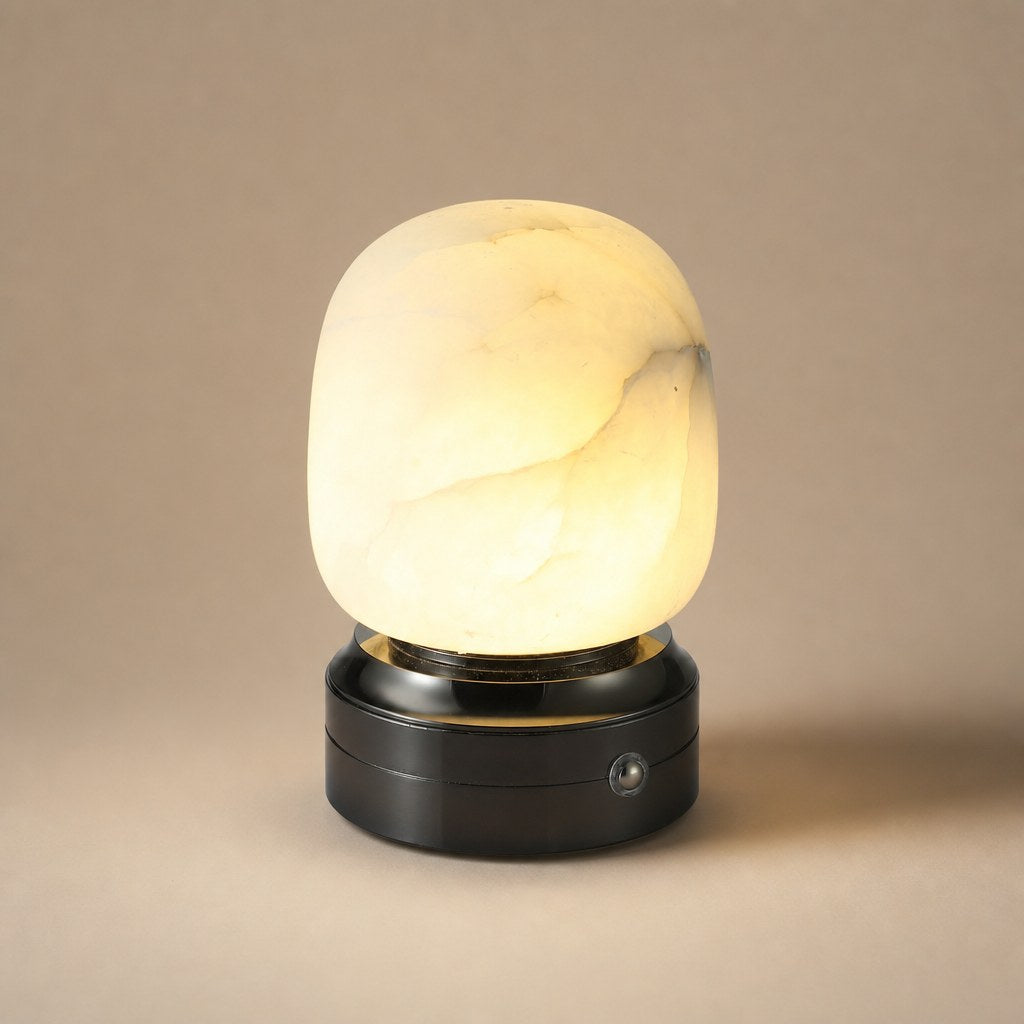 Spanish Alabaster USB Touch Table Lamp - 01 01-hero-product