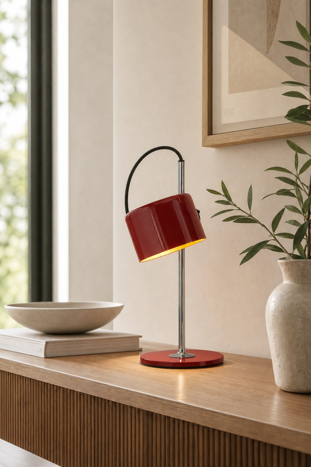 Adjustable Gloss Aluminum Table Lamp - 02 03-console-table-daylight