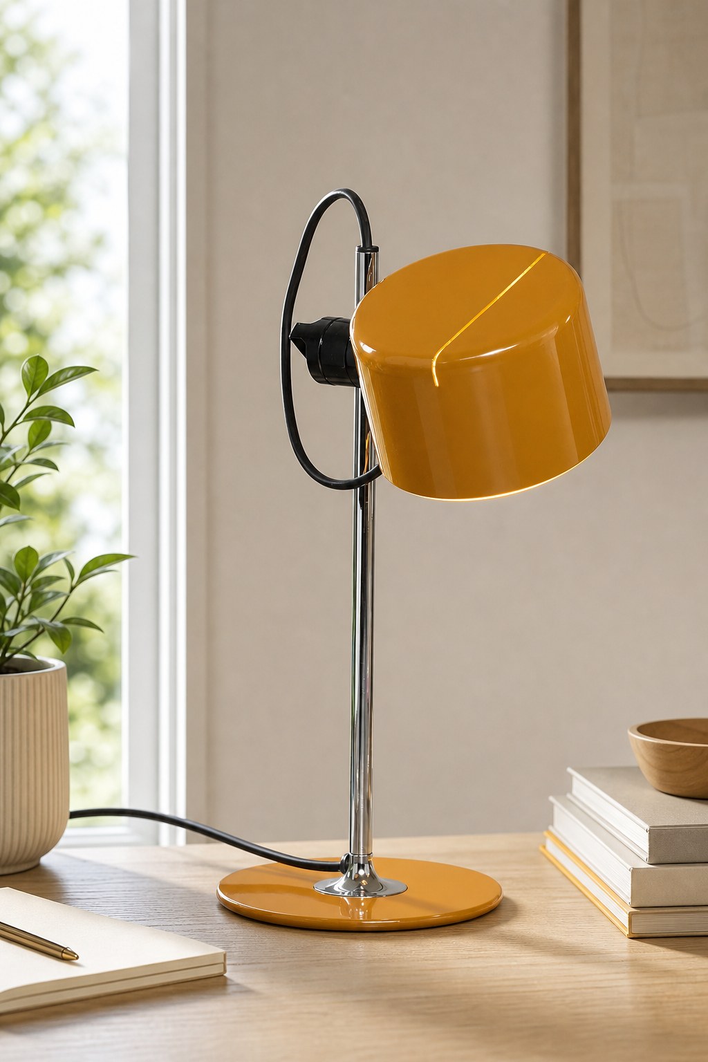 Adjustable Gloss Aluminum Table Lamp - 03 04-reading-desk-daylight