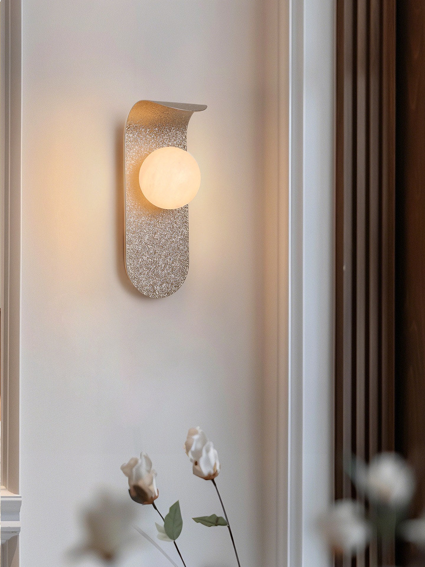 Crackle Gold Spanish Marble Wall Sconce - 07 3-4主图2