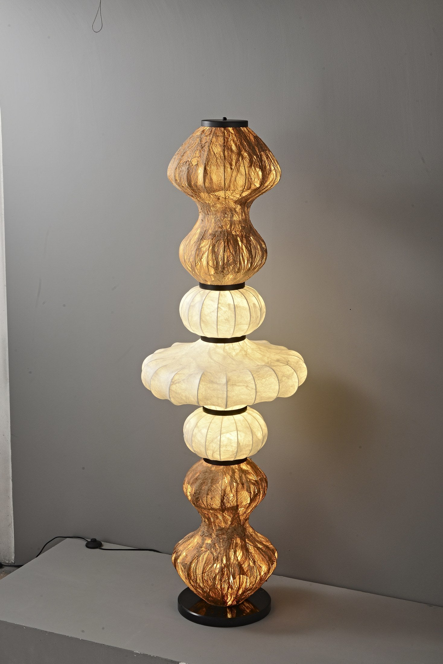 Sculptural Silk Floor Lamp - 08 5-9 20