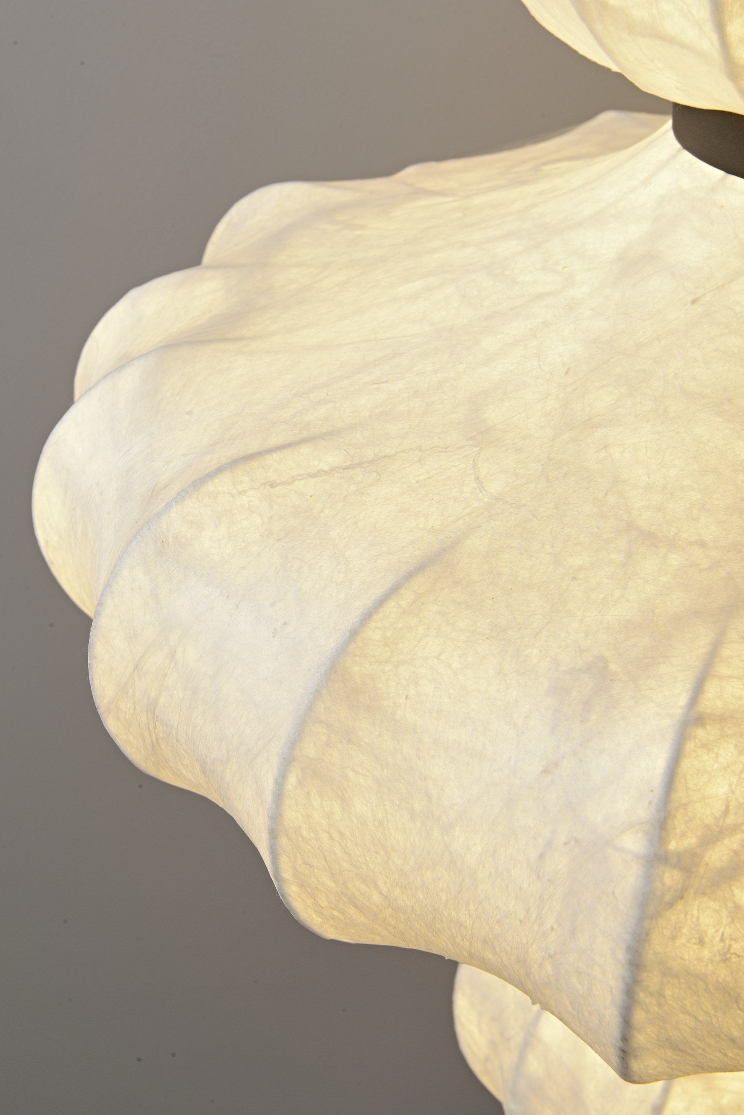 Sculptural Silk Floor Lamp - 10 5-9 35