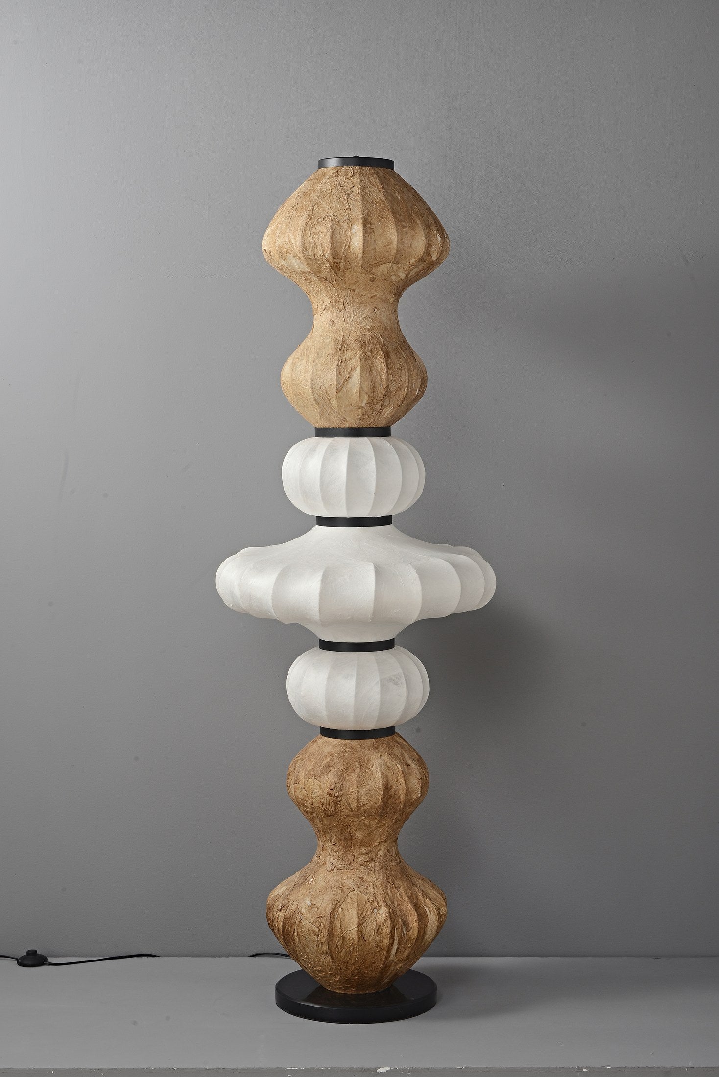 Sculptural Silk Floor Lamp - 11 5-9