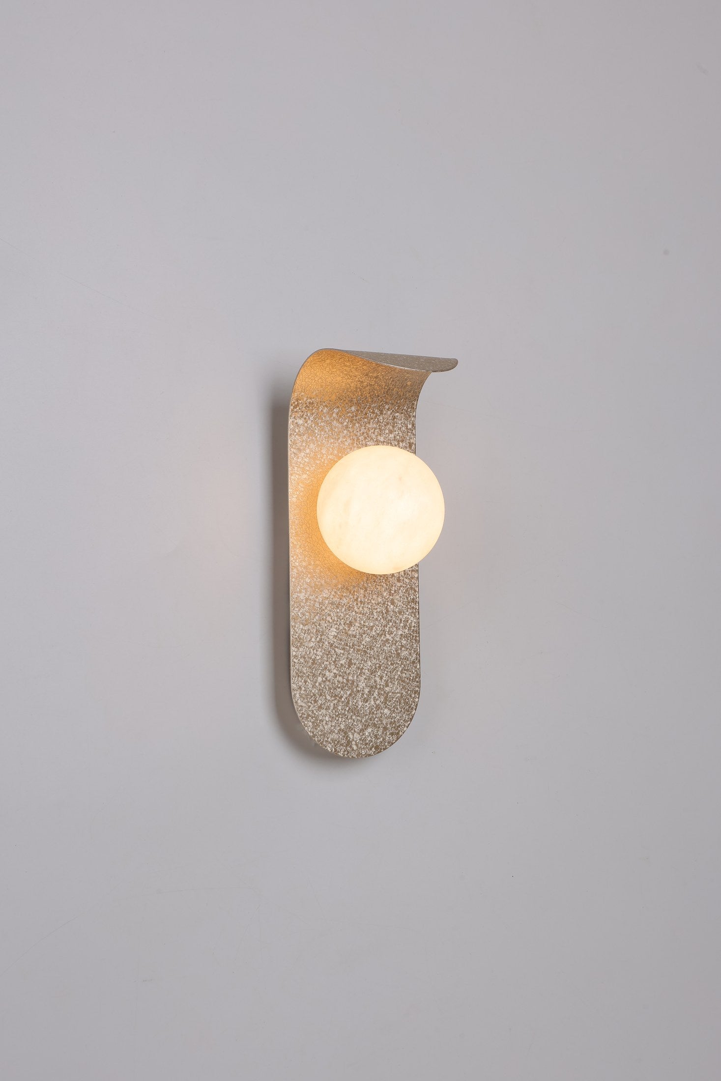 Crackle Gold Spanish Marble Wall Sconce - 11 IMG_0603