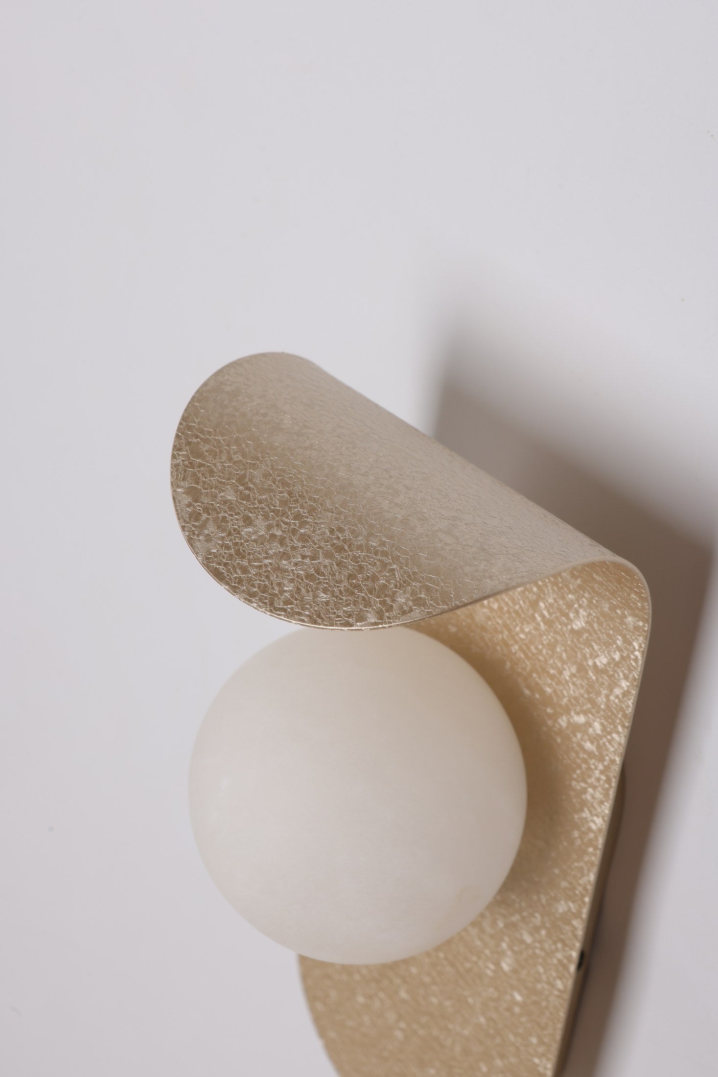 Crackle Gold Spanish Marble Wall Sconce - 12 IMG_0619