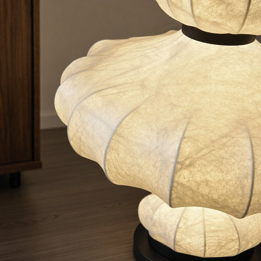 Sculptural Silk Floor Lamp - 13 07-material-close-up