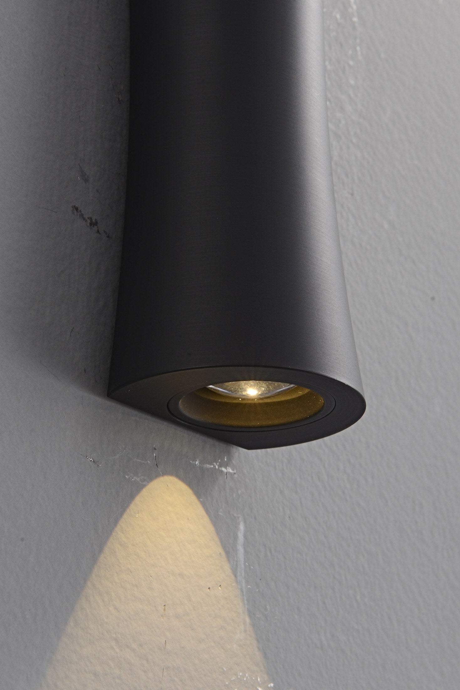 Black Hourglass Up Down LED Wall Sconce - 13 11-22 5